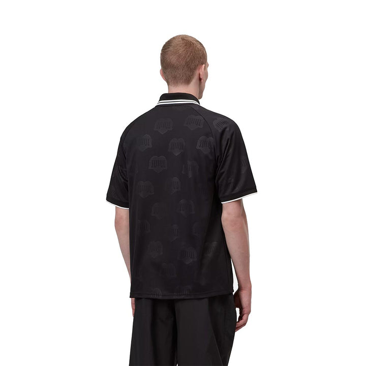 Terrace Football Tee | Heart Train Jacquard Black