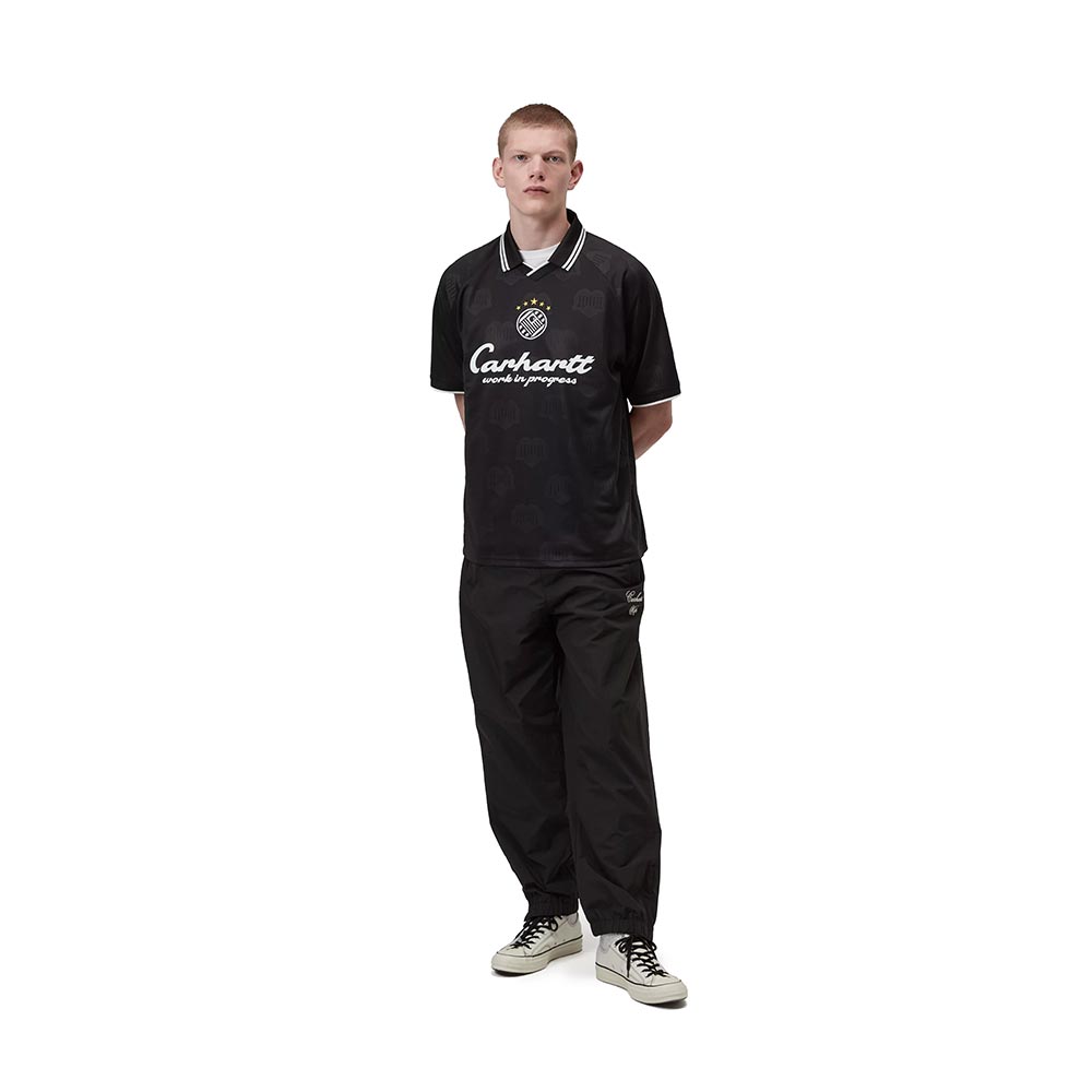 Terrace Football Tee | Heart Train Jacquard Black