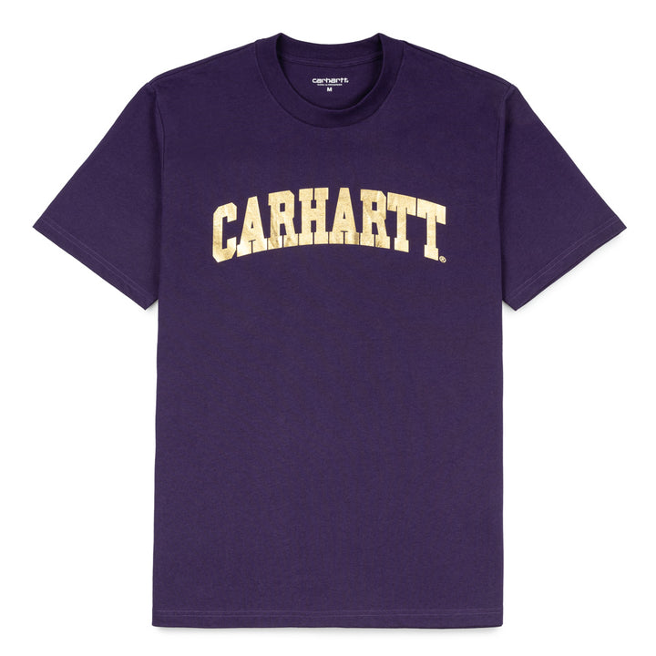 University S/S Tee | Cassis Gold