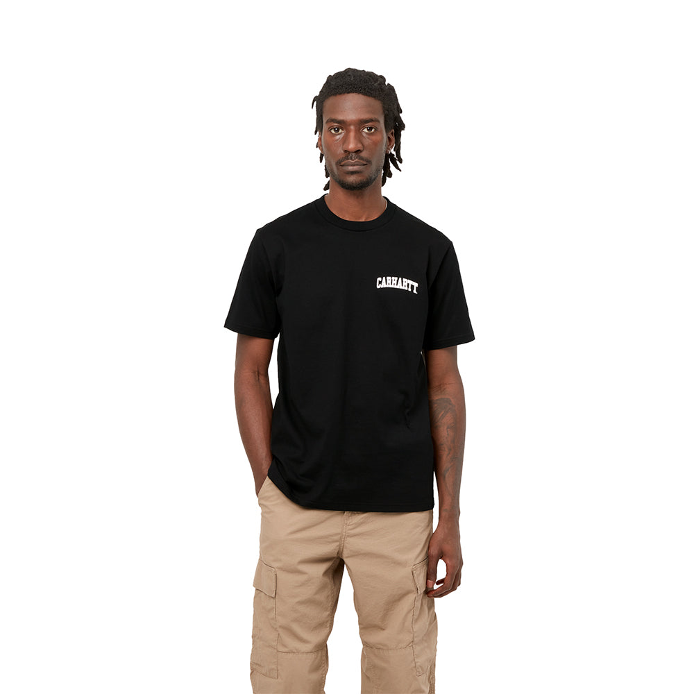 University Script Tee | Black