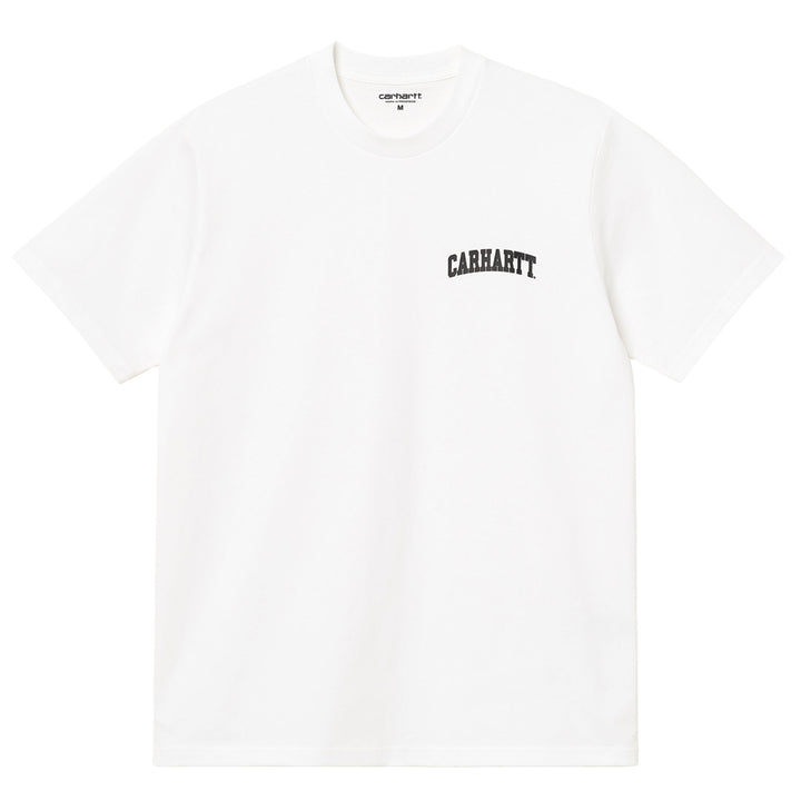 University Script Tee | White