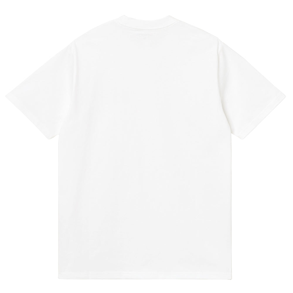 University Script Tee | White