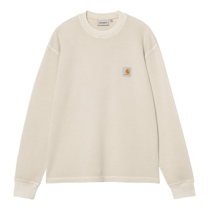 Vista Waffle L/S Tee | Fleur De Sel (Garment dyed)