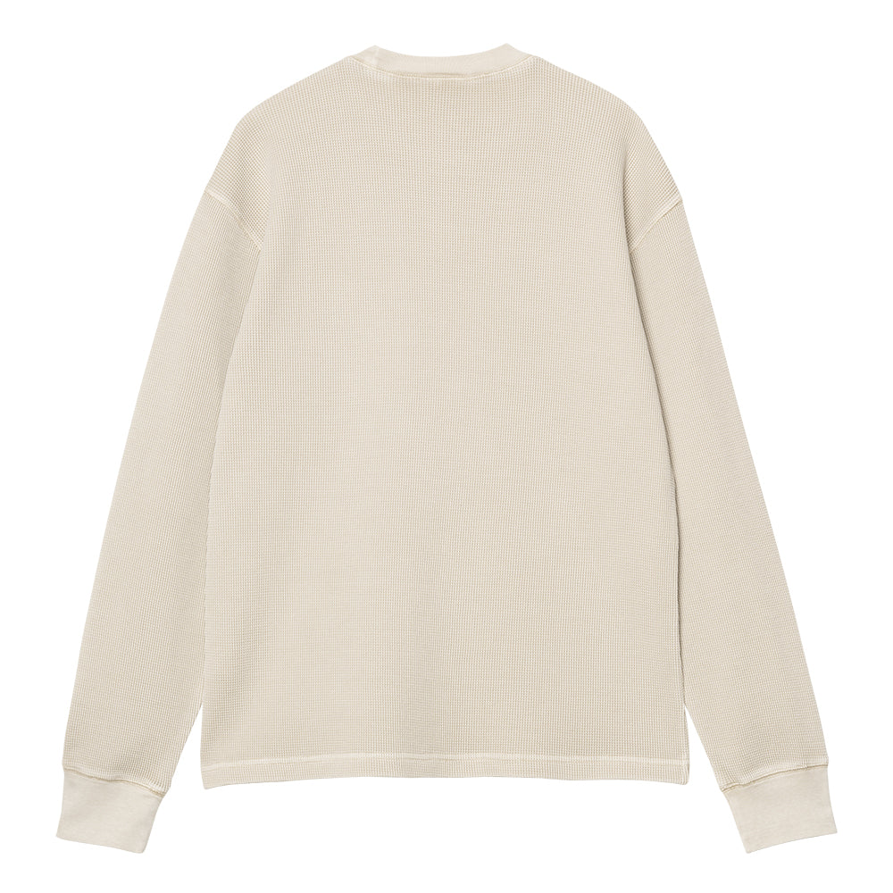 Vista Waffle L/S Tee | Fleur De Sel (Garment dyed)