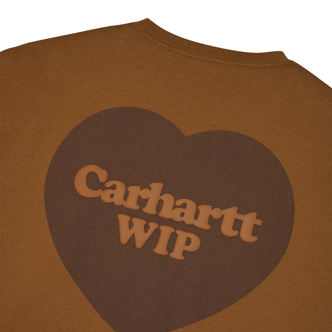 WIP Heart Pocket L/S Tee | WIP H Brown
