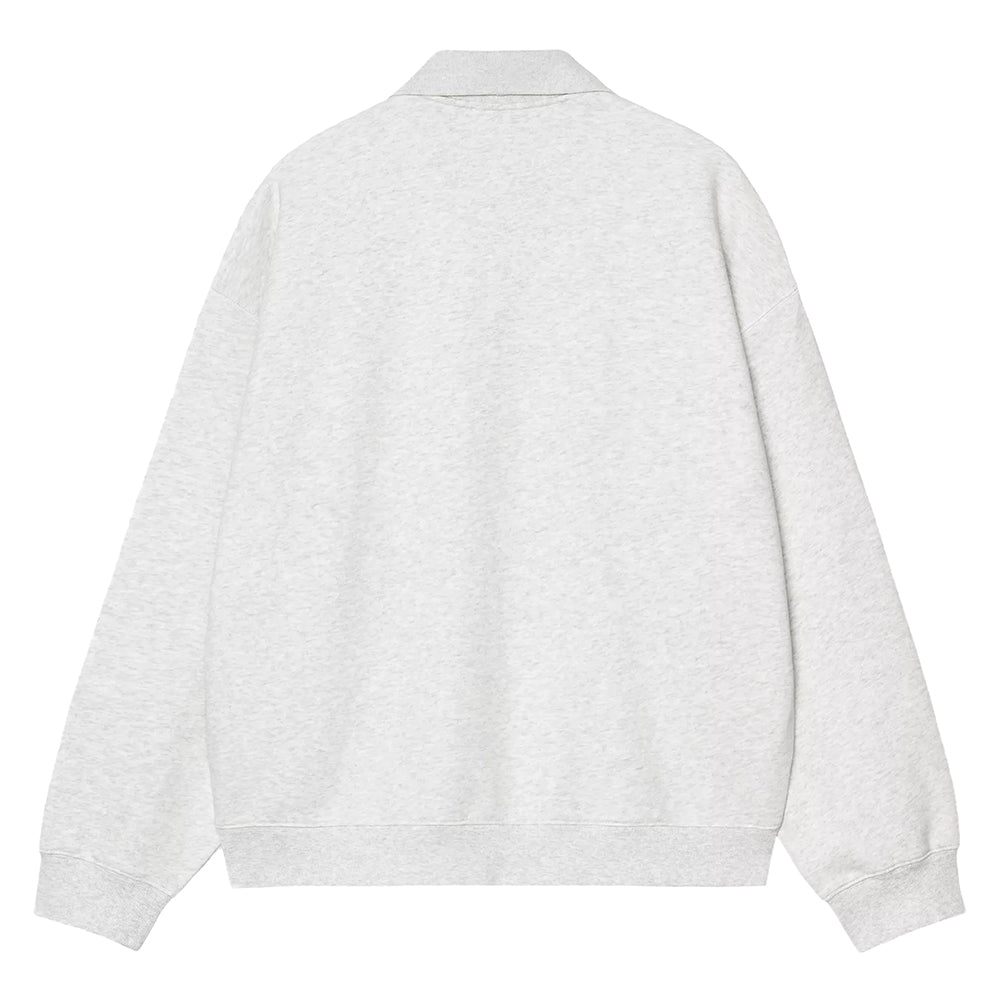 WIP Label Polo Sweat | Ash Heather