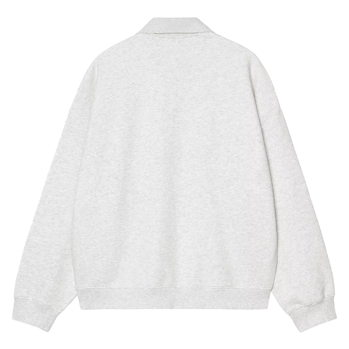 WIP Label Polo Sweat | Ash Heather