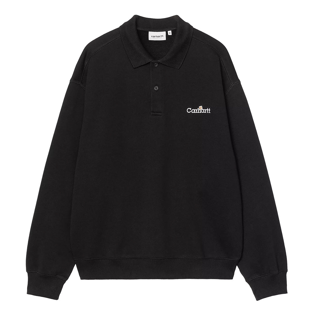 WIP Label Polo Sweat | Black