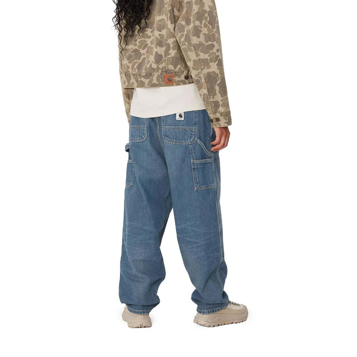 W' Brandon Double Knee Pant | Blue (dark used wash)