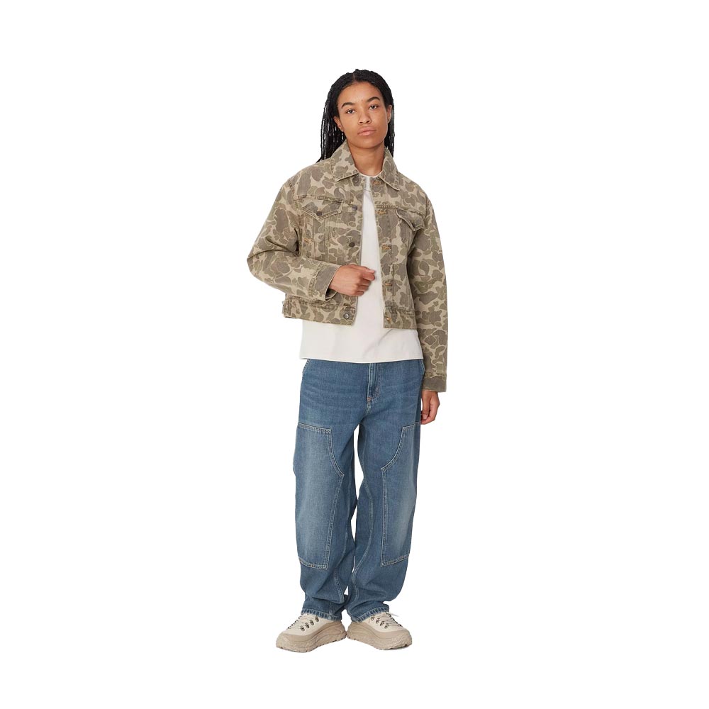 W' Brandon Double Knee Pant | Blue (dark used wash)