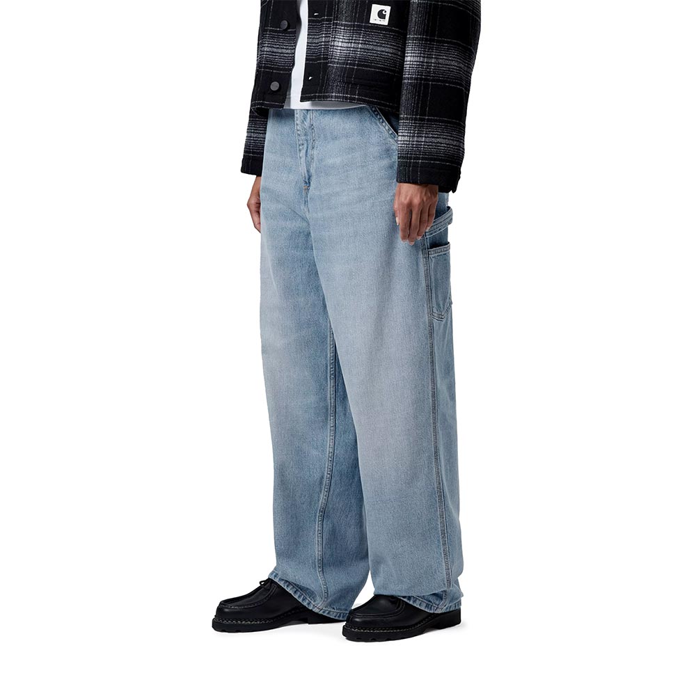 W' Brandon Single Knee Pant | Blue (burst washed)