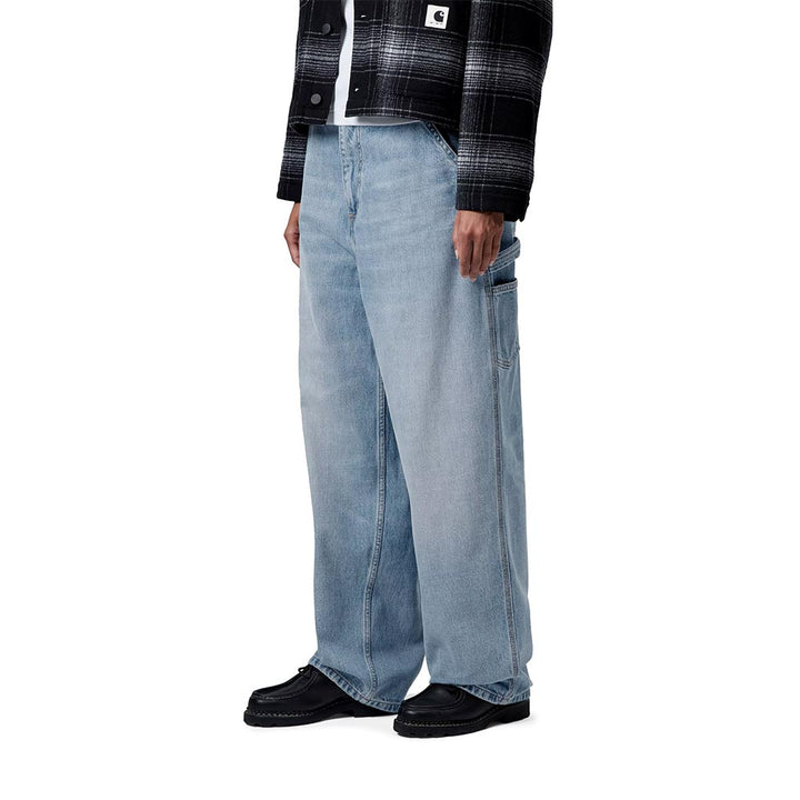 W' Brandon Single Knee Pant | Blue (burst washed)