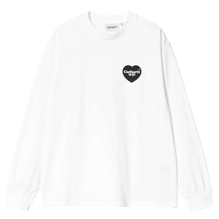 W' Heart Bandana L/S Tee | White