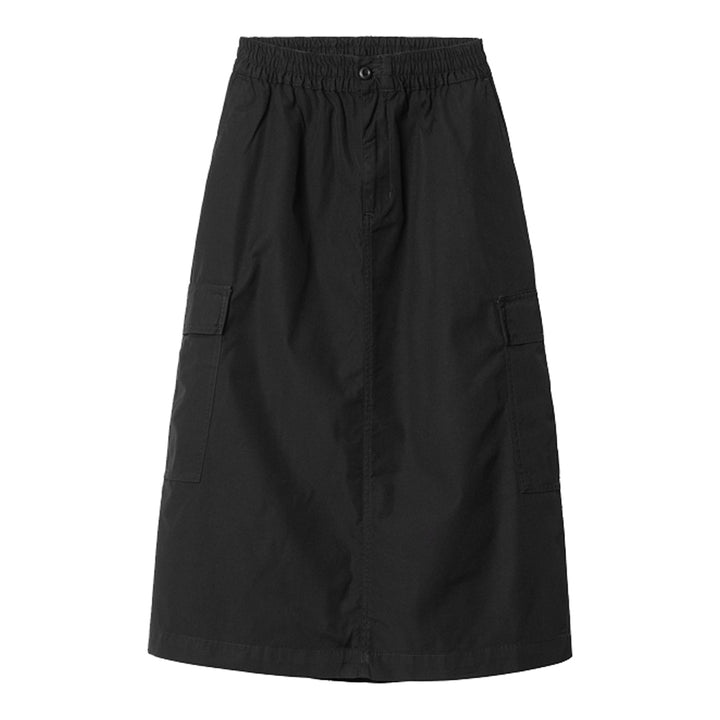 W' Jet Cargo Skirt | Black (rinsed)