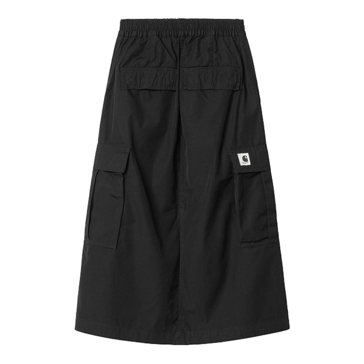 W' Jet Cargo Skirt | Black (rinsed)