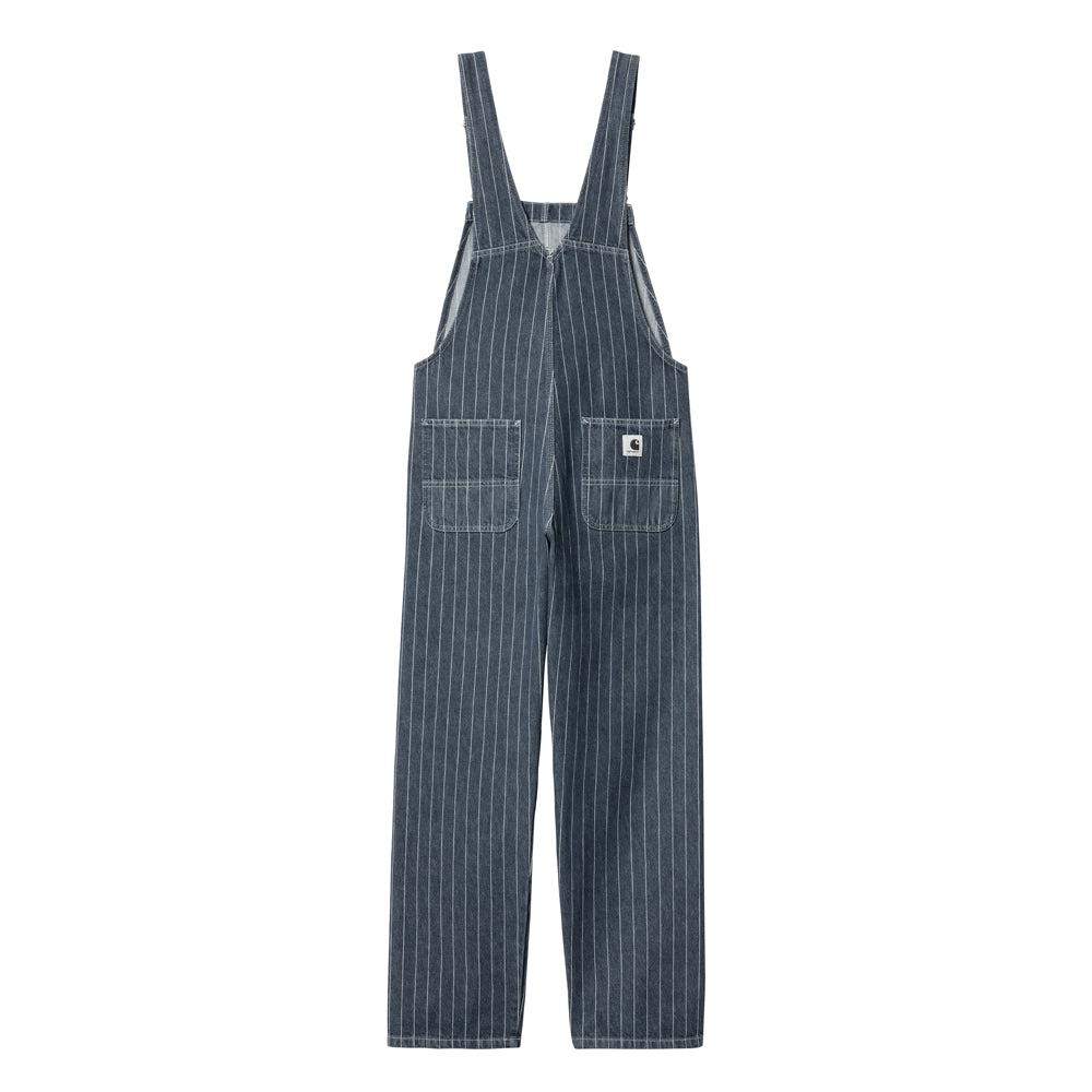 W' Orlean Bib Overall Straight | Black White