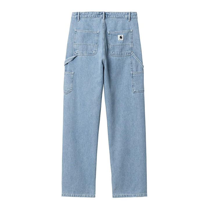 W' Pierce Pant Straight | Blue (stone bleached)