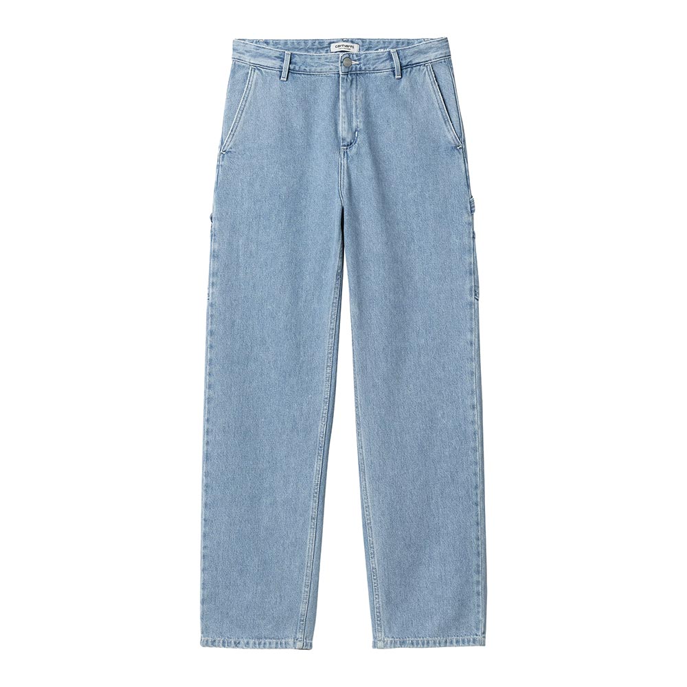 W' Pierce Pant Straight | Blue (stone bleached)