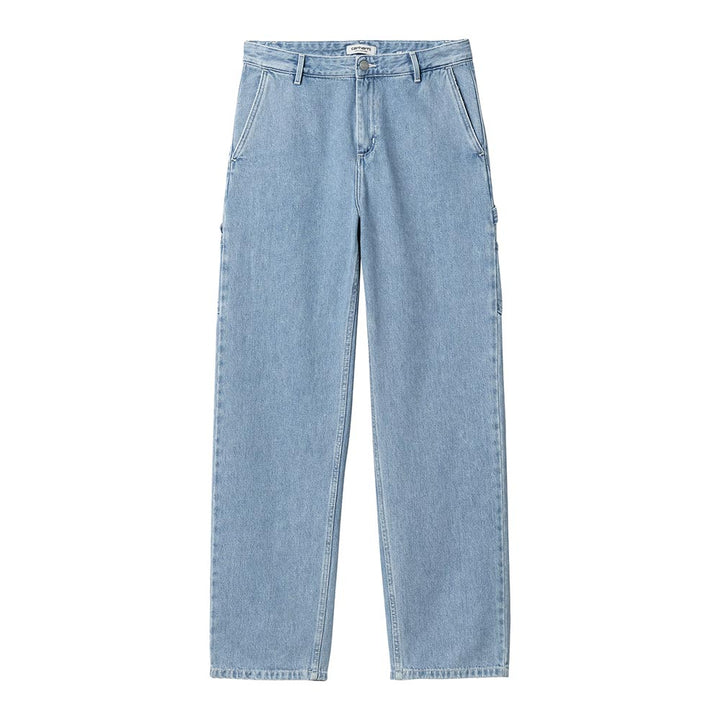 W' Pierce Pant Straight | Blue (stone bleached)