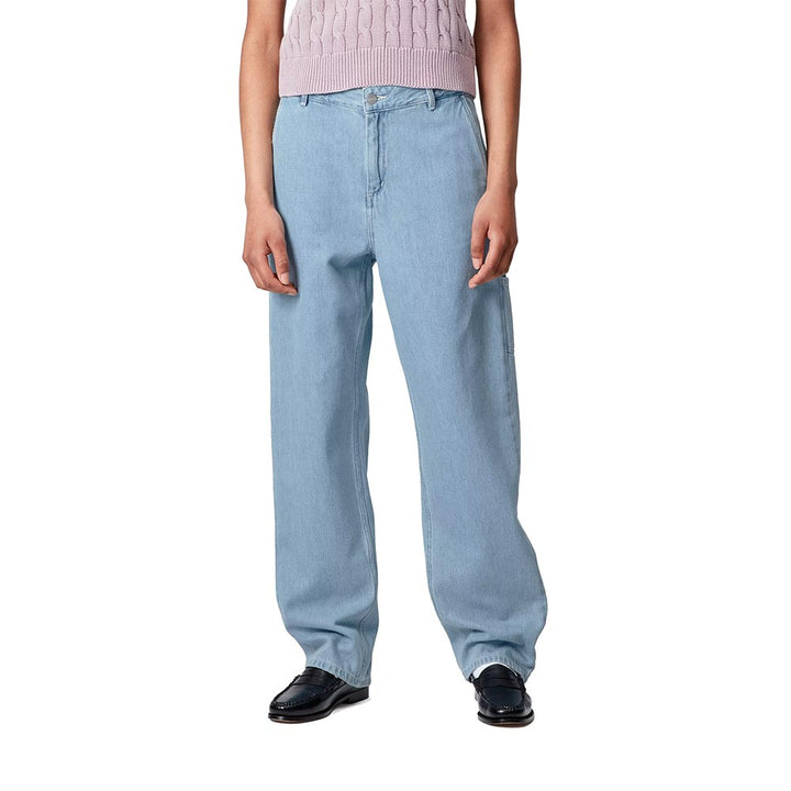 W' Pierce Pant Straight | Blue (stone bleached)
