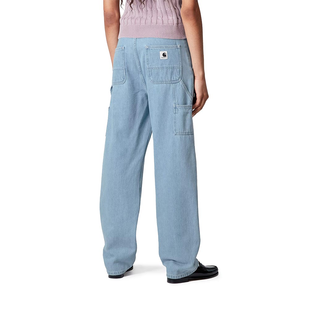 W' Pierce Pant Straight | Blue (stone bleached)