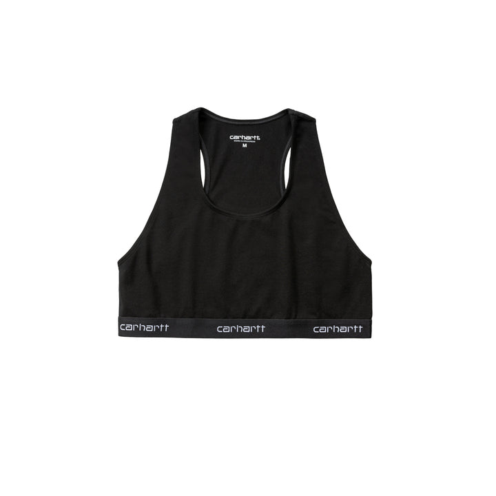 W' Script Racer Tank | Black