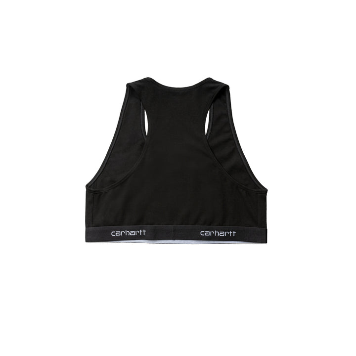 W' Script Racer Tank | Black