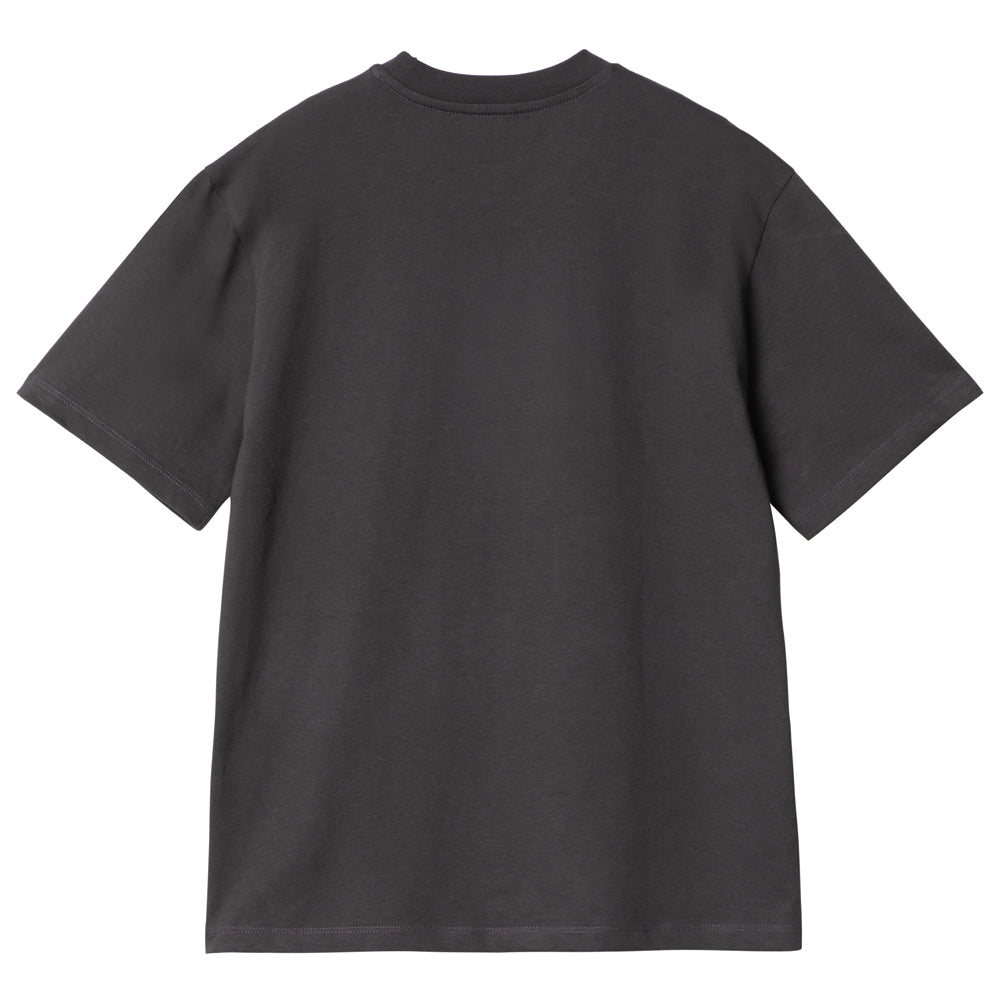 W' Spree Halftone Tee | Charcoal