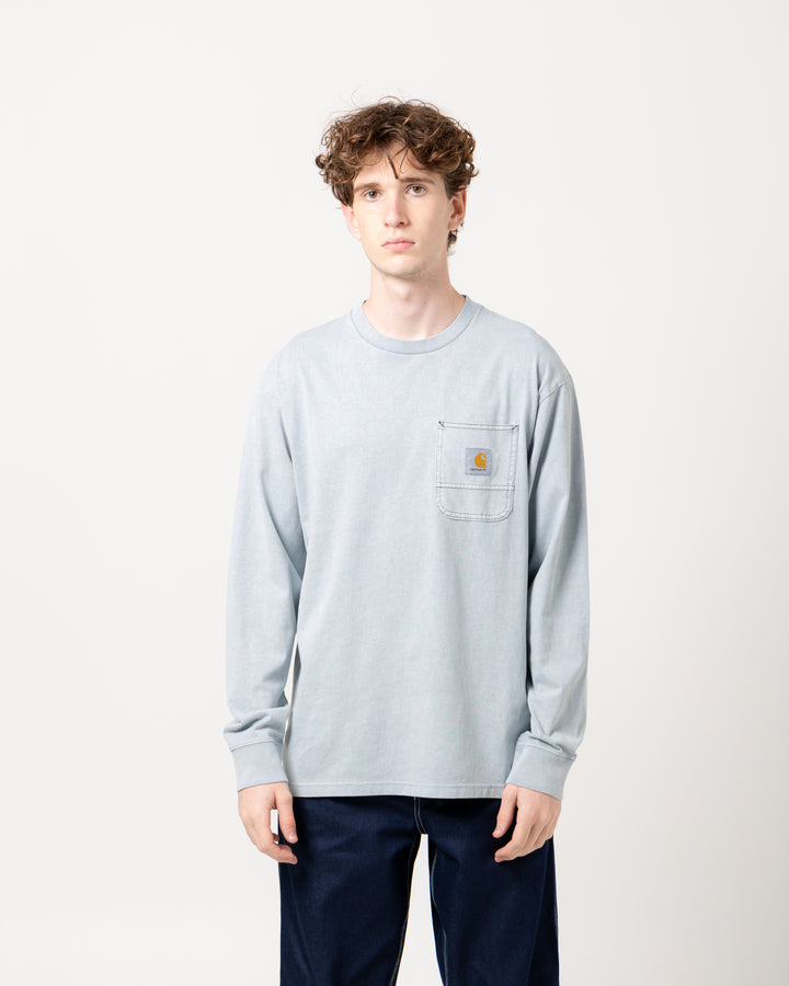 Work Pocket L/S Tee | Quarry