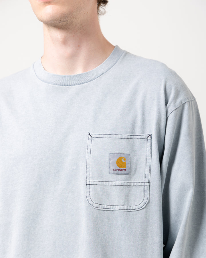 Work Pocket L/S Tee | Quarry