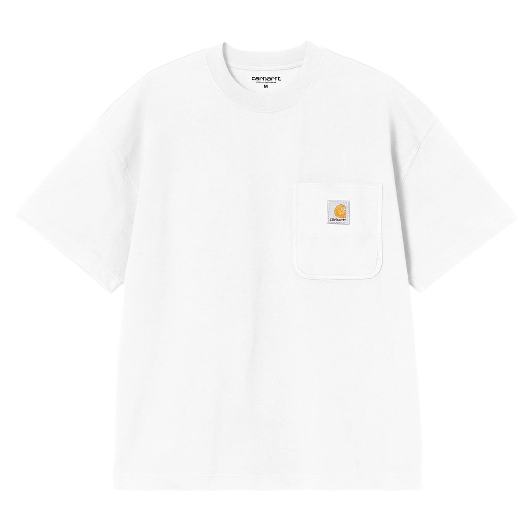 Carhartt WIP Work Pocket Tee White - Main Image