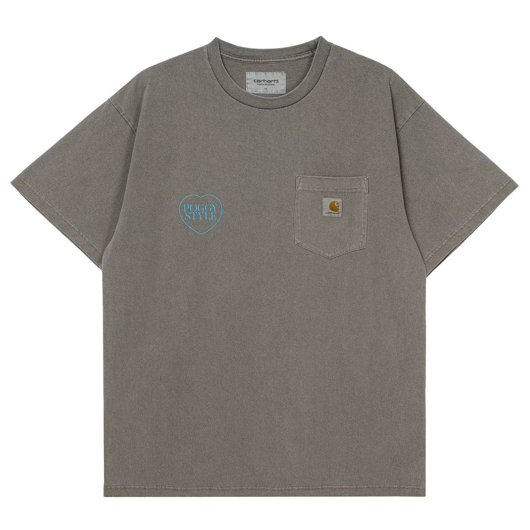 Carhartt WIP x POGGY Pocket Tee | Air Force Grey