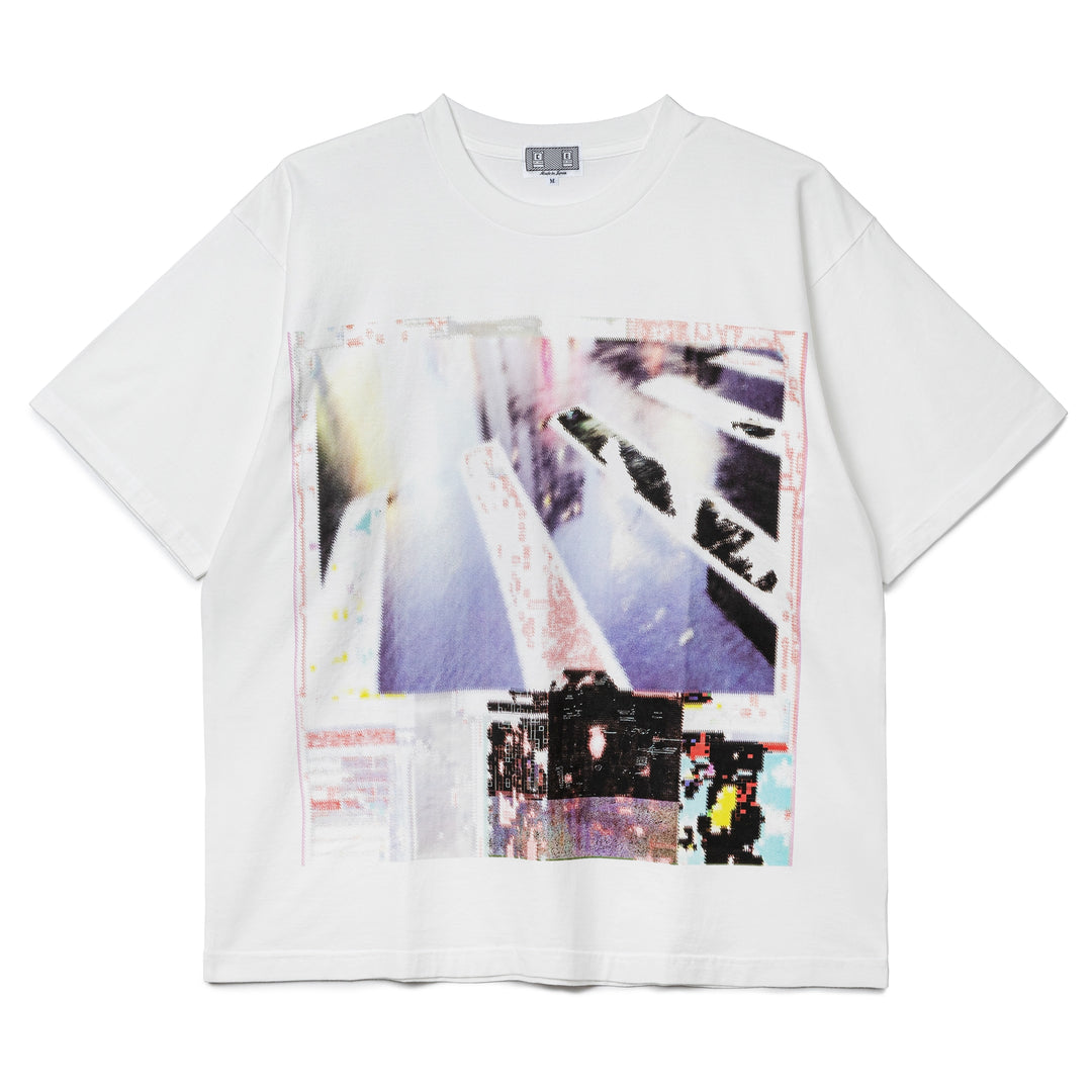 MD Crossed Wires Big Tee | White