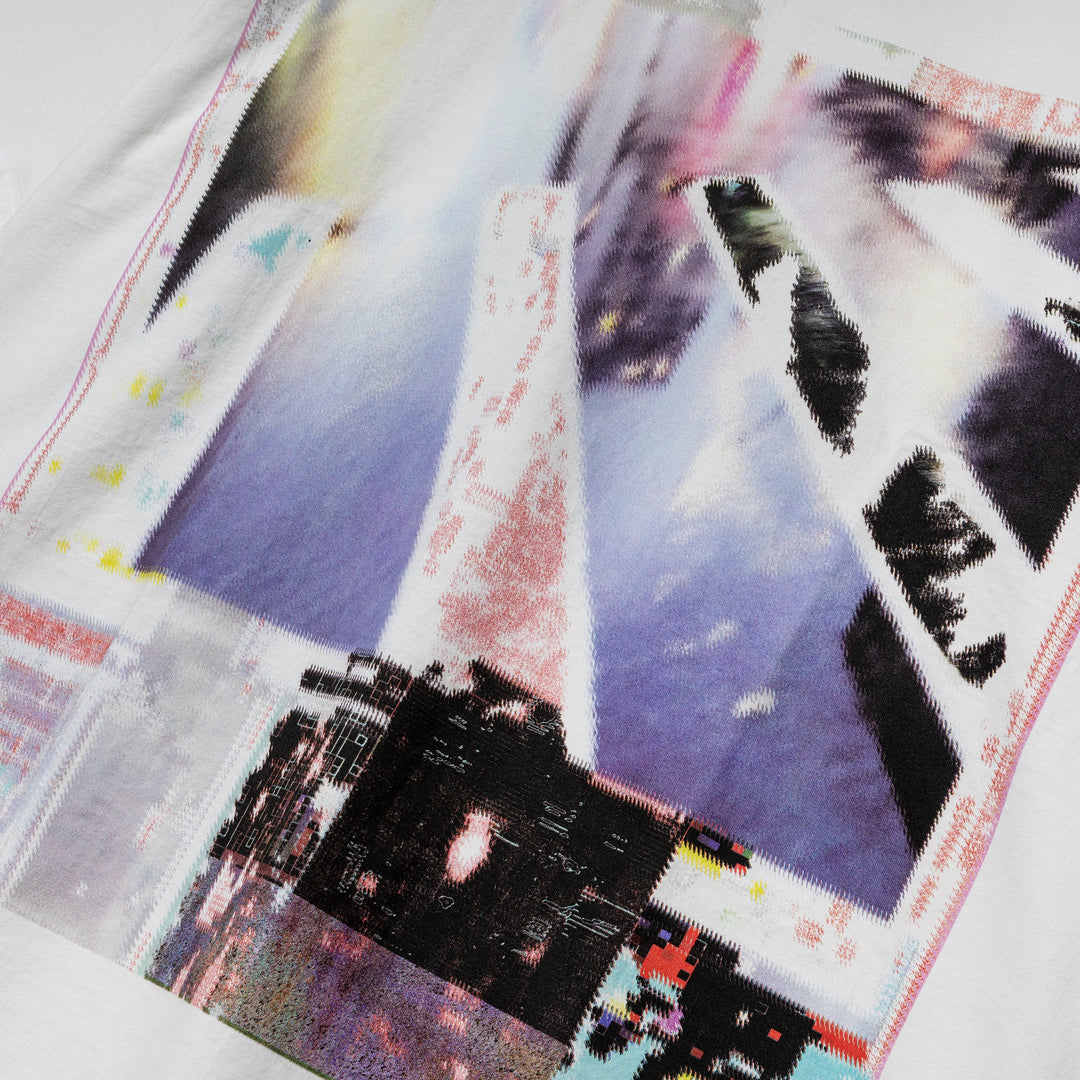 MD Crossed Wires Big Tee | White
