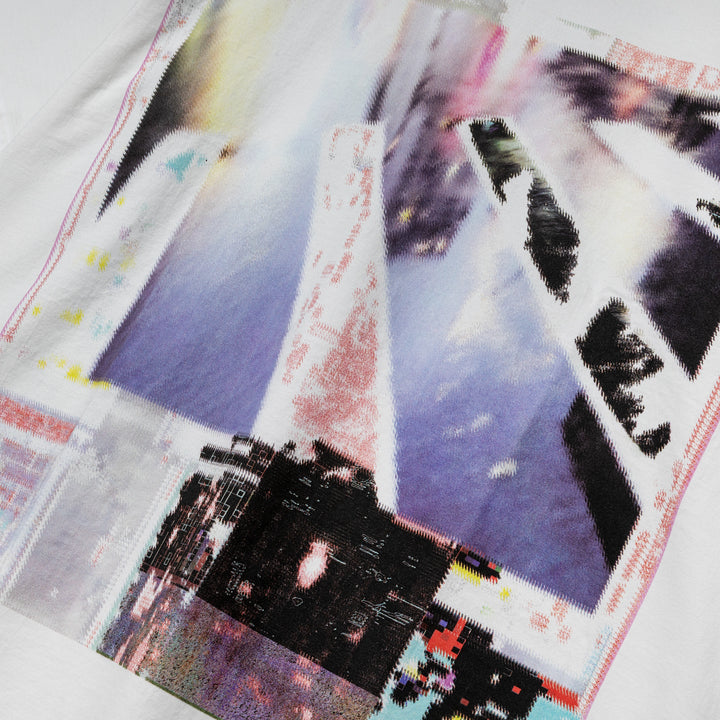 MD Crossed Wires Big Tee | White