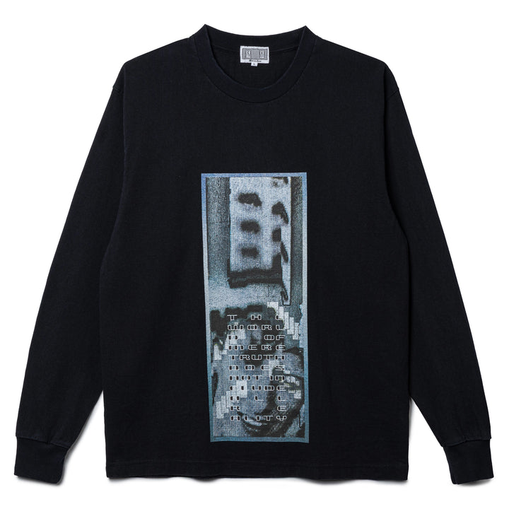 Washed as Mere Reality L/S Tee | Black