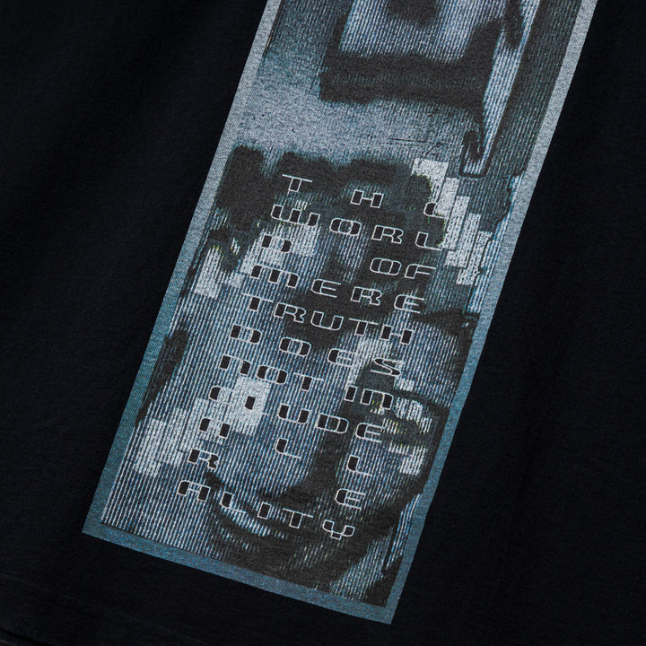 Washed as Mere Reality L/S Tee | Black