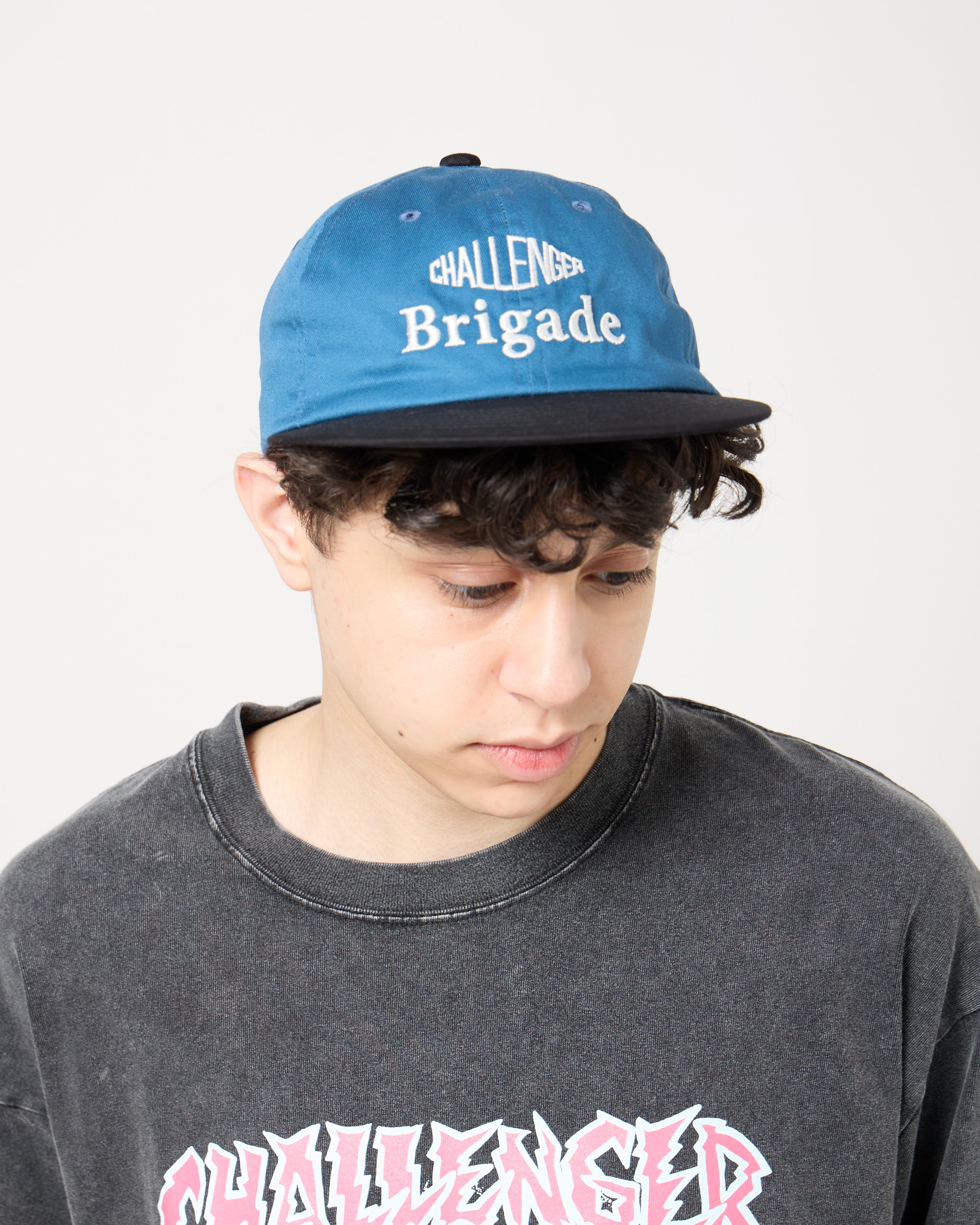 Challenger Classic Twill Cap | Blue Black CHALLENGER BRIGADE CAP
