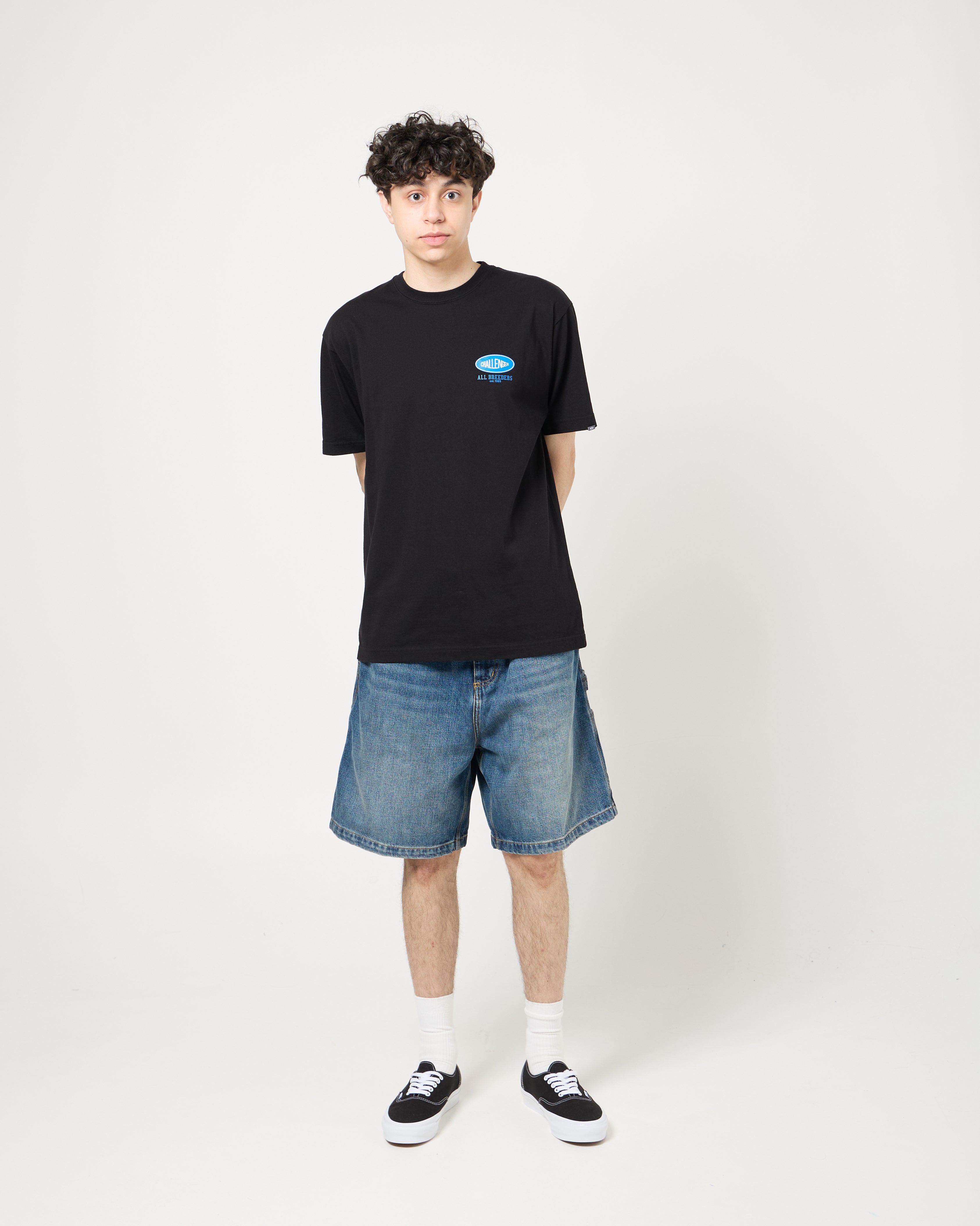 Challenger Rose Bandana Tee | Black