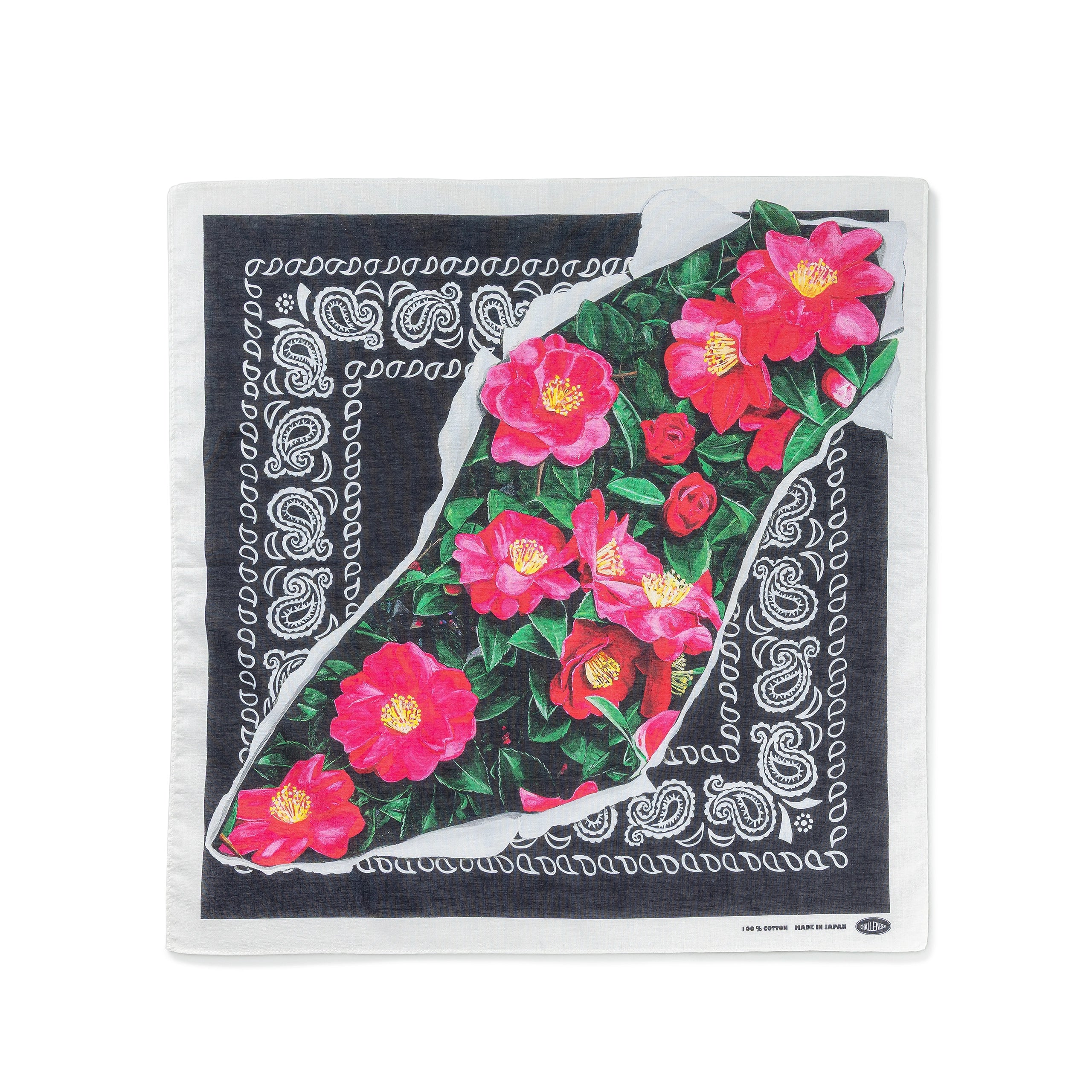 CHALLENGER ROSE BANDANA 買う 安く Rose XL BK CHALLENGER L/S ROSE