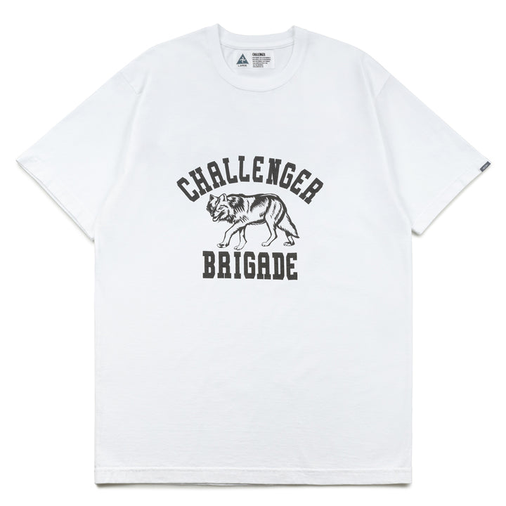 Wolf College Tee | White