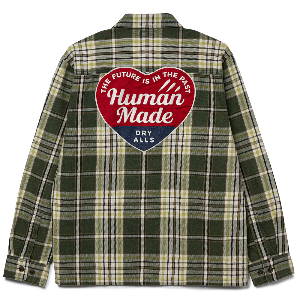 Human Made Check Shirt | Green