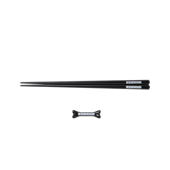 Chopsticks & Chopstick Rest Set | Black