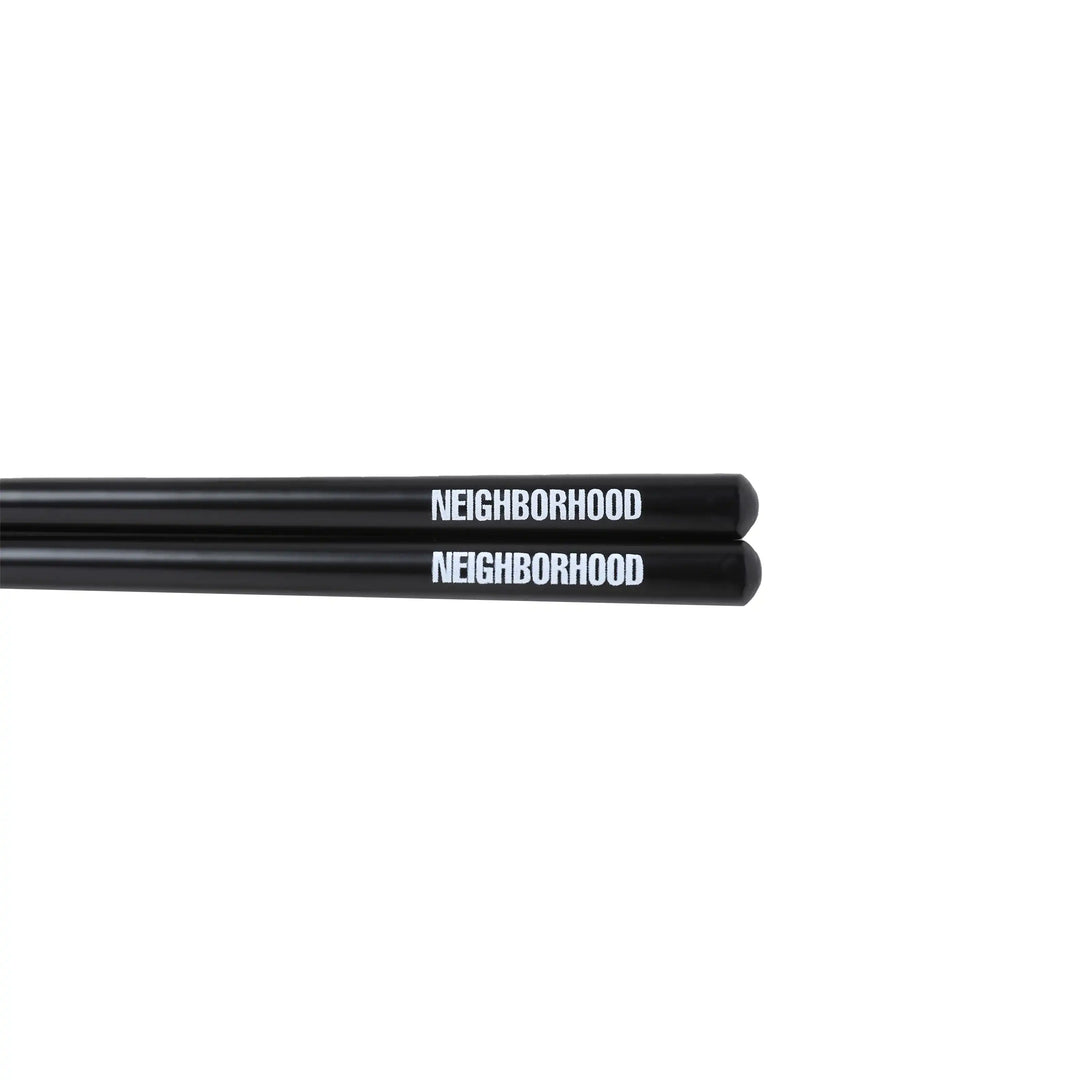 小物 NEIGHBORHOOD CHOPSTICKS & CHOPSTICK REST Neighborhood Chopsticks & Chopstick Rest Set | Black
