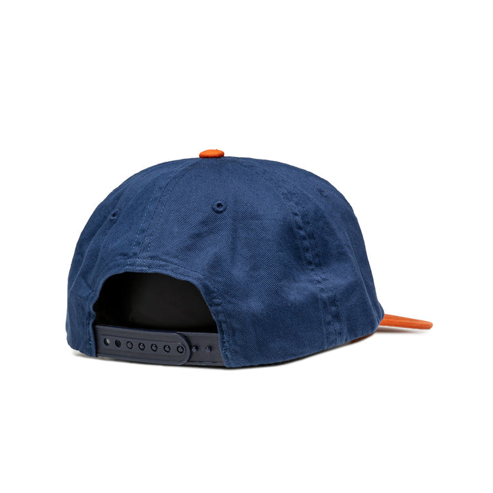 Circle Tweak Logo 6 Panel Hat | Navy Orange