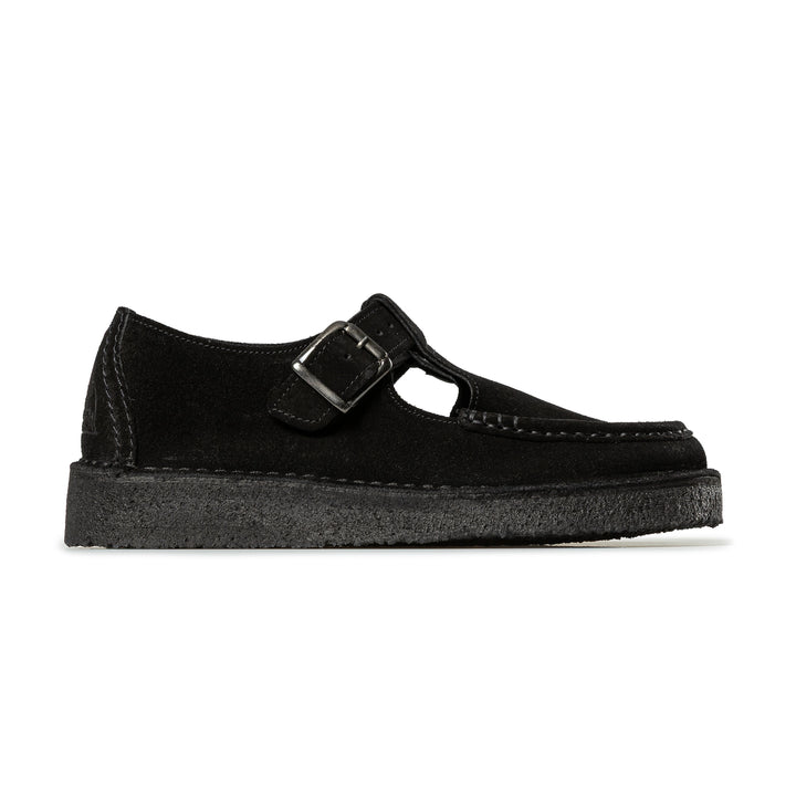 Nomad T Bar. Women | Black Suede