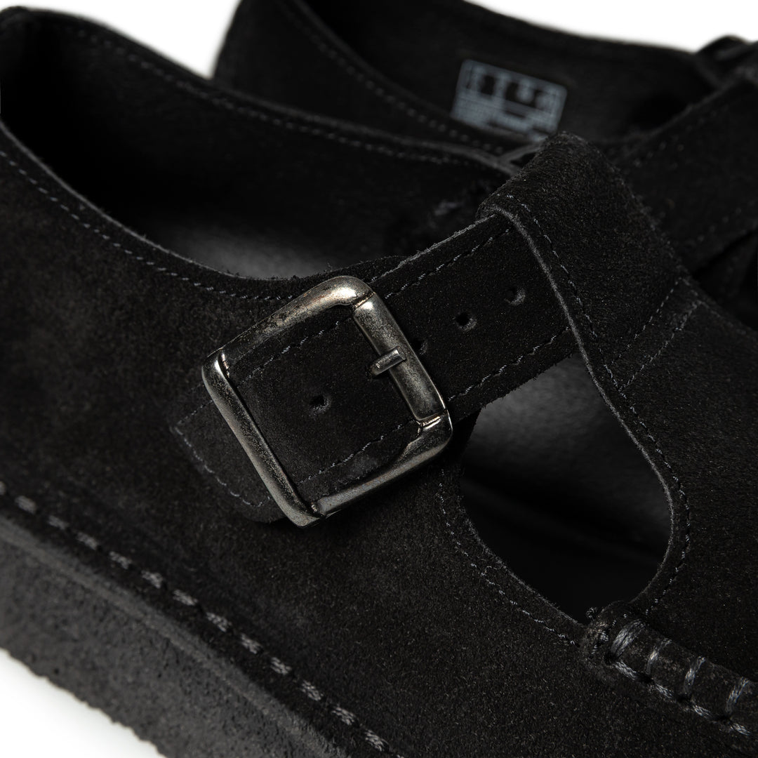Nomad T Bar. Women | Black Suede