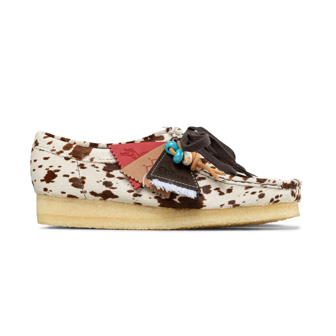 Wallabee Women | Brown Cow Print