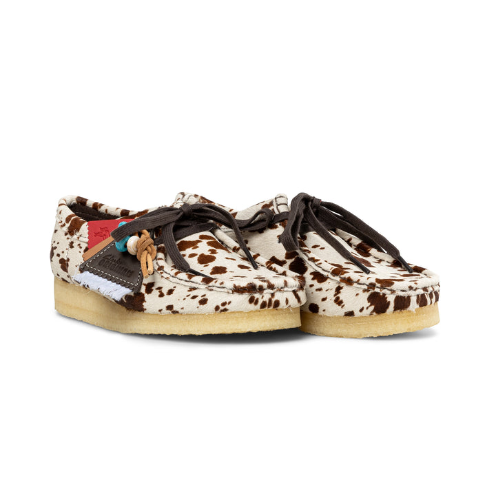 Wallabee Women | Brown Cow Print