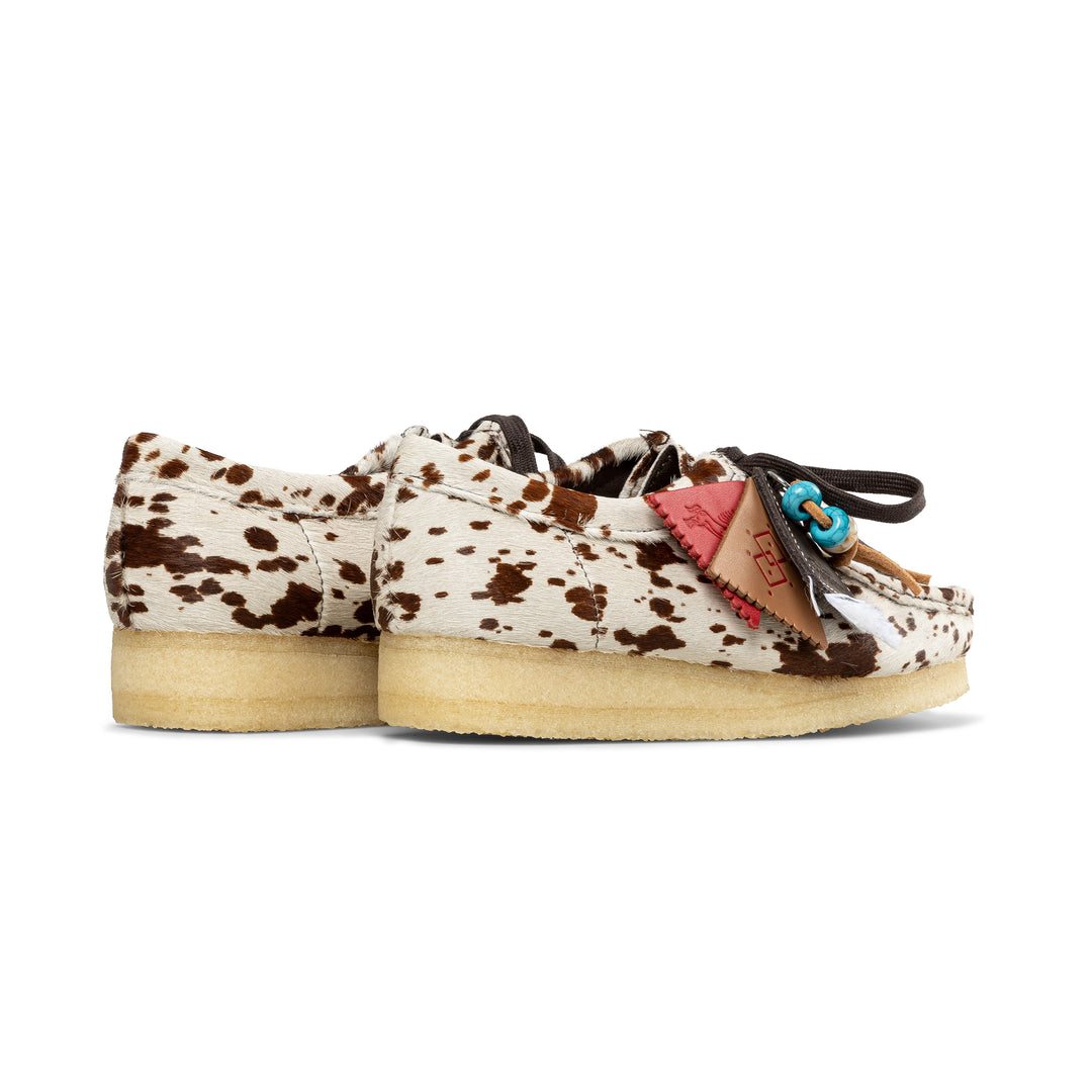 Wallabee Women | Brown Cow Print